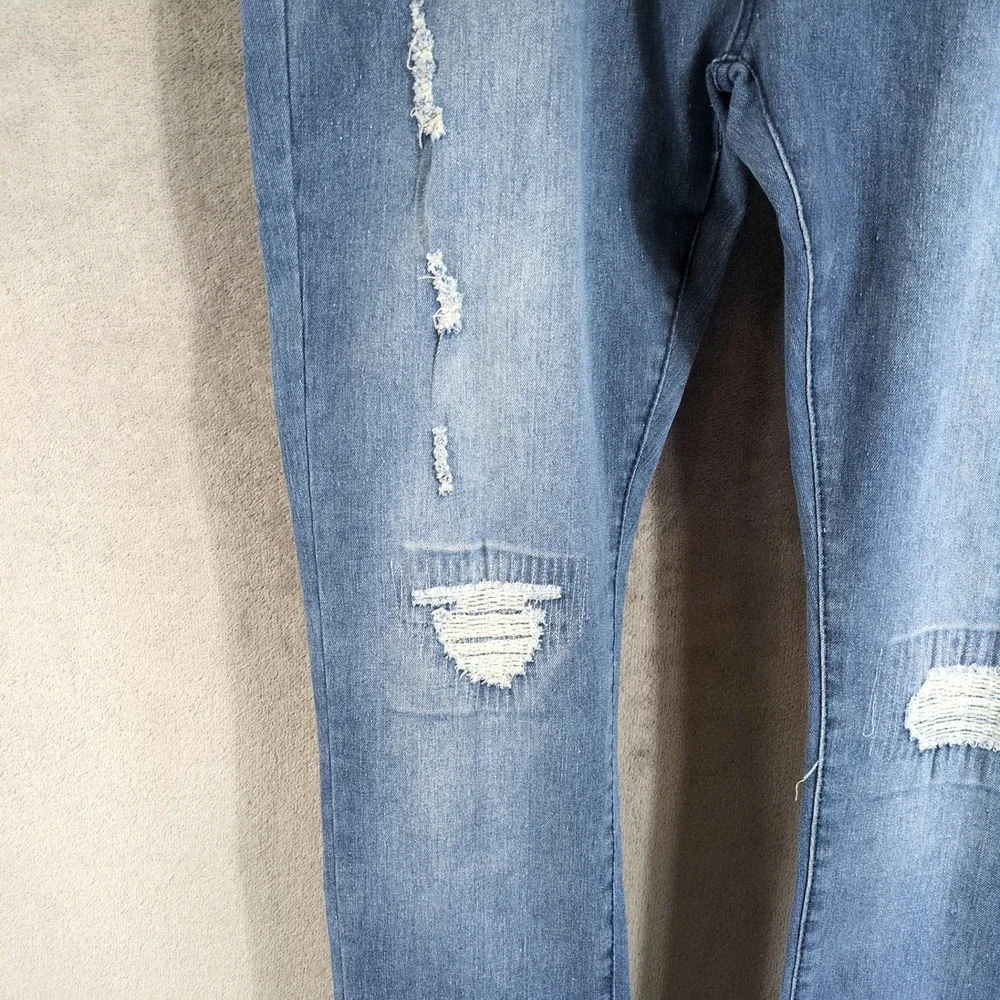 Blue Cult Mens‎ Distressed Slim Jeans Blue Black Size 40 NWT